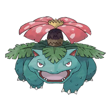 official artwork of venusaur